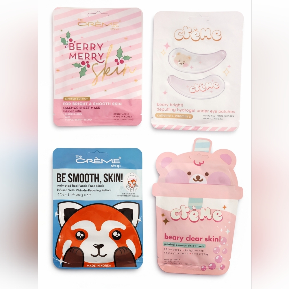 🌸 The Crème Shop / Crème Skincare Masks Bundle – NWT 🌸